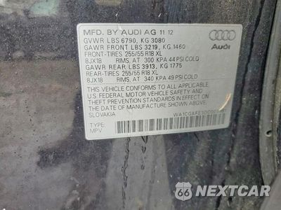 Zdjęcie 13 z 13 samochodu: 2013 AUDI Q7 PREMIUM VIN:WA1CGAFE3DD009091 - miniatura