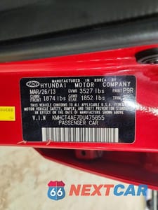 Zdjęcie 12 z 12 samochodu: 2013 HYUNDAI ACCENT VIN:KMHCT4AE7DU475855 - miniatura
