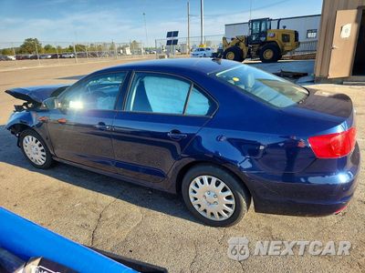 Drugie zdjęcie samochodu z przodu: 2014 VOLKSWAGEN JETTA SE VIN:3VWD17AJ6EM211686 - miniatura