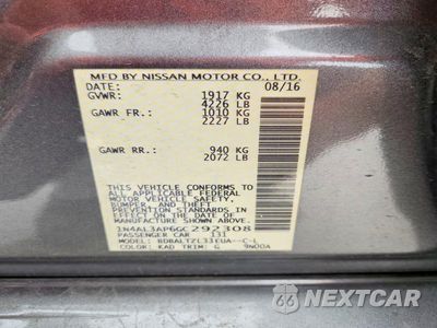 Zdjęcie 13 z 13 samochodu: 2016 NISSAN ALTIMA 2.5 VIN:1N4AL3AP6GC292308 - miniatura
