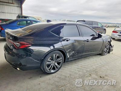 Trzecie zdjęcie samochodu z tyłu: 2022 ACURA TLX TECH A VIN:19UUB6F52NA001798 - miniatura