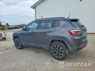 Drugie zdjęcie samochodu z przodu: 2020 JEEP COMPASS TRAILHAWK VIN:3C4NJDDB8LT220872 - miniatura