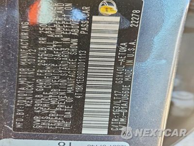 Zdjęcie 14 z 14 samochodu: 2013 TOYOTA AVALON VIN:4T1BK1EB9DU001113 - miniatura