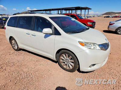 Czwarte zdjęcie samochodu z boku: 2011 TOYOTA SIENNA LIMITED 7-PASSENGER VIN:5TDYK3DC6BS089236 - miniatura