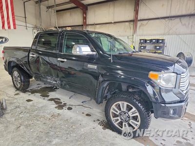 Czwarte zdjęcie samochodu z boku: 2016 TOYOTA TUNDRA PLATINUM VIN:5TFAW5F18GX520089 - miniatura