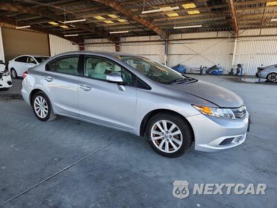 Czwarte zdjęcie samochodu z boku: 2012 HONDA CIVIC EX VIN:19XFB2F88CE327660 - miniatura