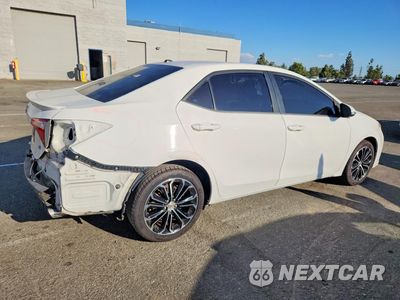 Trzecie zdjęcie samochodu z tyłu: 2014 TOYOTA COROLLA S PLUS VIN:5YFBURHE1EP004492 - miniatura