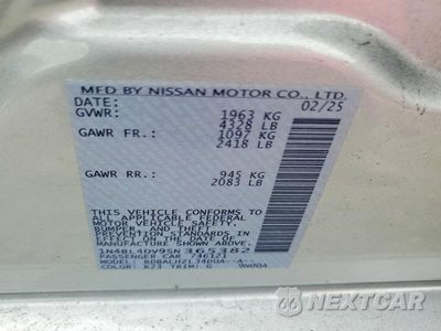 Zdjęcie 12 z 12 samochodu: 2025 NISSAN ALTIMA SV VIN:1N4BL4DV9SN365382 - miniatura