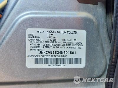 Zdjęcie 12 z 12 samochodu: 2004 INFINITI G35 BASE VIN:JNKCV51E24M601591 - miniatura