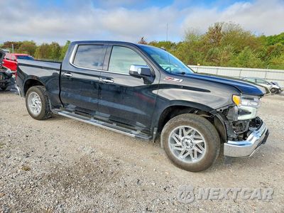 Czwarte zdjęcie samochodu z boku: 2025 CHEVROLET SILVERADO K1500 LTZ VIN:2GCUKGED8S1155158 - miniatura