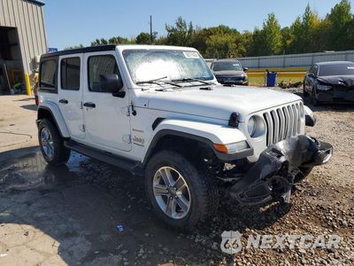 Czwarte zdjęcie samochodu z boku: 2022 JEEP WRANGLER UNLIMITED SAHARA VIN:1C4HJXEG4NW105806 - miniatura
