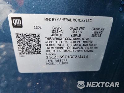 Zdjęcie 12 z 12 samochodu: 2024 CHEVROLET MALIBU LT VIN:1G1ZD5ST1RF213414 - miniatura