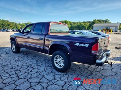 Drugie zdjęcie samochodu z przodu: 2004 DODGE DAKOTA QUAD SLT VIN:1D7HG48N34S622601 - miniatura