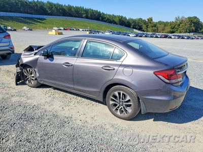 Drugie zdjęcie samochodu z przodu: 2015 HONDA CIVIC EX VIN:19XFB2F84FE027831 - miniatura