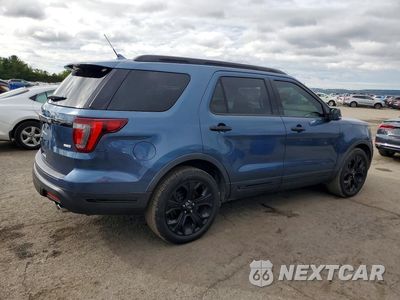 Trzecie zdjęcie samochodu z tyłu: 2019 FORD EXPLORER SPORT VIN:1FM5K8GT8KGA82628 - miniatura