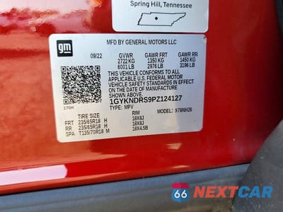 Zdjęcie 13 z 13 samochodu: 2023 CADILLAC XT5 PREMIUM LUXURY VIN:1GYKNDRS9PZ124127 - miniatura