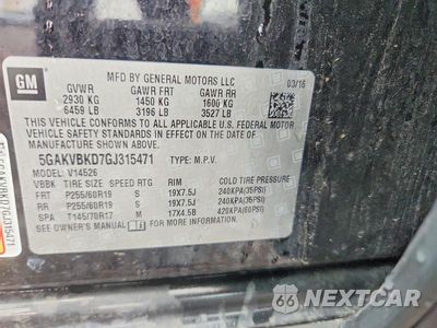 Zdjęcie 13 z 13 samochodu: 2016 BUICK ENCLAVE VIN:5GAKVBKD7GJ315471 - miniatura