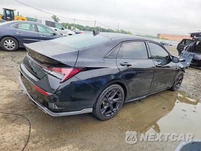 Trzecie zdjęcie samochodu z tyłu: 2024 HYUNDAI ELANTRA N LINE VIN:KMHLR4DF8RU774555 - miniatura