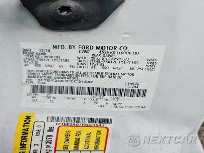 Zdjęcie 12 z 12 samochodu: 2015 FORD F250 SUPER DUTY VIN:1FTBF2A67FEC21547 - miniatura