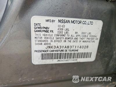 Zdjęcie 12 z 12 samochodu: 2003 INFINITI I35 BASE VIN:JNKDA31A83T114028 - miniatura