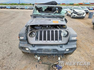 Piąte zdjęcie samochodu w środku: 2018 JEEP WRANGLER UNLIMITED SPORT VIN:1C4HJXDN8JW205398 - miniatura