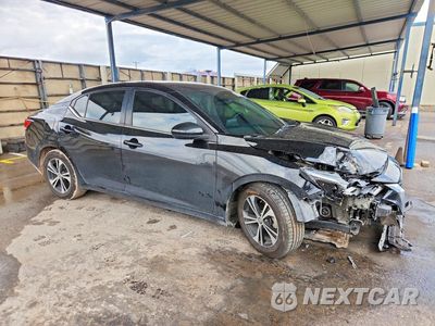 Czwarte zdjęcie samochodu z boku: 2021 NISSAN SENTRA SV VIN:3N1AB8CV1MY282765 - miniatura