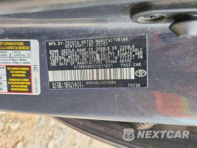 Zdjęcie 12 z 12 samochodu: 2007 TOYOTA CAMRY HYBRID VIN:4T1BB46K07U011601 - miniatura