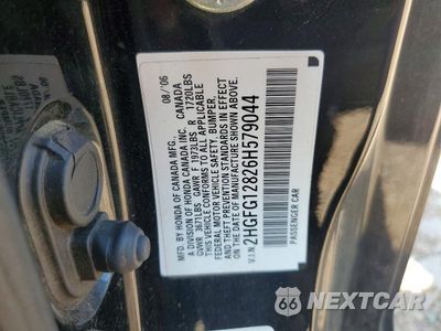 Zdjęcie 12 z 12 samochodu: 2006 HONDA CIVIC EX VIN:2HGFG12826H579044 - miniatura