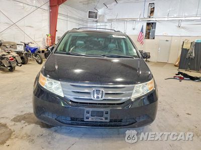 Piąte zdjęcie samochodu w środku: 2011 HONDA ODYSSEY EXL VIN:5FNRL5H67BB003387 - miniatura