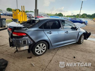Trzecie zdjęcie samochodu z tyłu: 2021 TOYOTA COROLLA LE VIN:JTDEPMAE7MJ170374 - miniatura