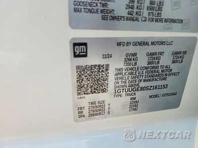 Zdjęcie 12 z 12 samochodu: 2025 GMC SIERRA K1500 DENALI VIN:1GTUUGE80SZ161153 - miniatura