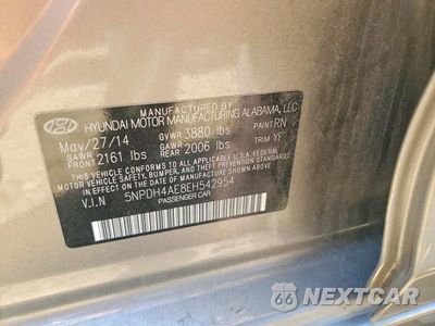Zdjęcie 12 z 12 samochodu: 2014 HYUNDAI ELANTRA SE VIN:5NPDH4AE8EH542954 - miniatura