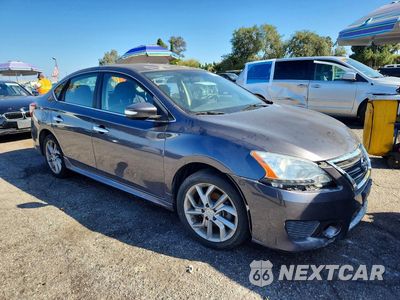 Czwarte zdjęcie samochodu z boku: 2015 NISSAN SENTRA SR VIN:3N1AB7AP2FY376266 - miniatura