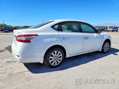 Trzecie zdjęcie samochodu z tyłu: 2015 NISSAN SENTRA SV VIN:3N1AB7AP6FY254042 - miniatura