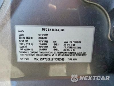 Zdjęcie 12 z 12 samochodu: 2026 TESLA MODEL Y VIN:7SAYGDEE9TF336586 - miniatura