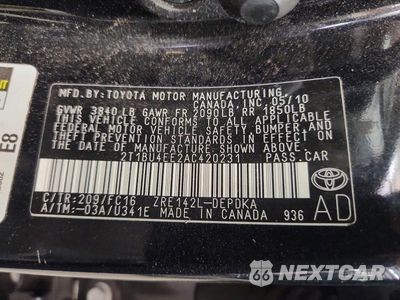 Zdjęcie 13 z 13 samochodu: 2010 TOYOTA COROLLA LE VIN:2T1BU4EE2AC420231 - miniatura