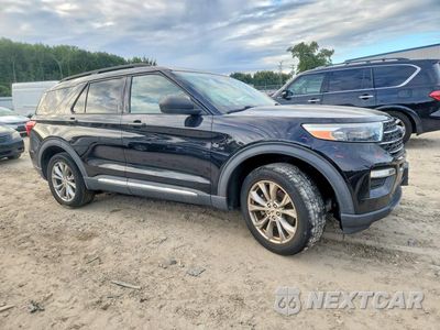 Czwarte zdjęcie samochodu z boku: 2020 FORD EXPLORER XLT VIN:1FMSK8DH7LGA29858 - miniatura