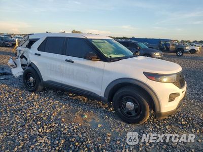 Czwarte zdjęcie samochodu z boku: 2021 FORD EXPLORER POLICE INTERCEPTOR VIN:1FM5K8AW8MNA06845 - miniatura