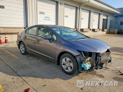 Czwarte zdjęcie samochodu z boku: 2014 HONDA CIVIC LX VIN:2HGFB2F58EH537495 - miniatura