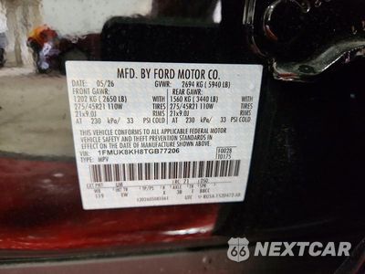 Zdjęcie 13 z 13 samochodu: 2026 FORD EXPLORER ST-LINE VIN:1FMUK8KH8TGB77206 - miniatura