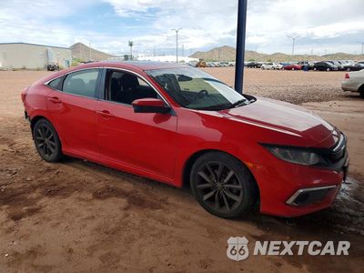 Czwarte zdjęcie samochodu z boku: 2020 HONDA CIVIC EX VIN:2HGFC1F31LH682607 - miniatura