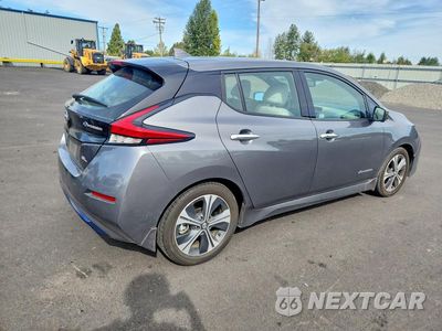 Trzecie zdjęcie samochodu z tyłu: 2018 NISSAN LEAF SL VIN:1N4AZ1CPXJC301227 - miniatura