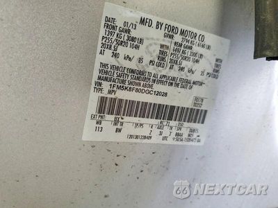 Zdjęcie 14 z 14 samochodu: 2013 FORD EXPLORER LIMITED VIN:1FM5K8F80DGC12028 - miniatura