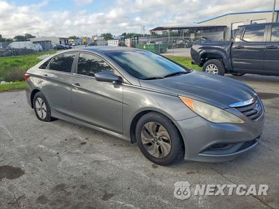 Czwarte zdjęcie samochodu z boku: 2014 HYUNDAI SONATA GLS VIN:5NPEB4AC8EH815735 - miniatura