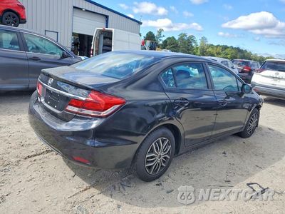Trzecie zdjęcie samochodu z tyłu: 2013 HONDA CIVIC LX VIN:19XFB2E58DE048914 - miniatura
