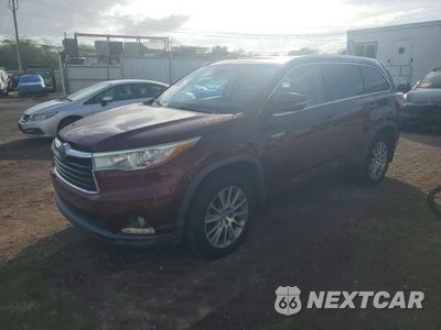 2015 TOYOTA HIGHLANDER HYBRID LIMITED PLATINUM 5TDDCRFH2FS007337 - główne zdjęcie licytacji z USA - miniatura