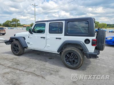 Drugie zdjęcie samochodu z przodu: 2022 JEEP WRANGLER UNLIMITED SPORT VIN:1C4HJXDN7NW276906 - miniatura