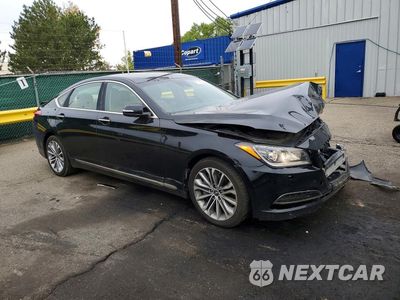 Czwarte zdjęcie samochodu z boku: 2017 GENESIS G80 3.8 VIN:KMHGN4JE4HU178219 - miniatura
