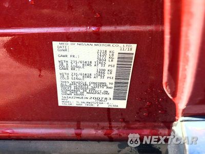 Zdjęcie 13 z 13 samochodu: 2018 NISSAN MURANO SL VIN:5N1AZ2MG8JN200783 - miniatura