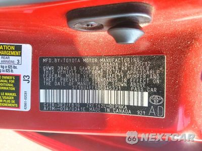 Zdjęcie 12 z 12 samochodu: 2013 TOYOTA COROLLA LE VIN:2T1BU4EE6DC945331 - miniatura
